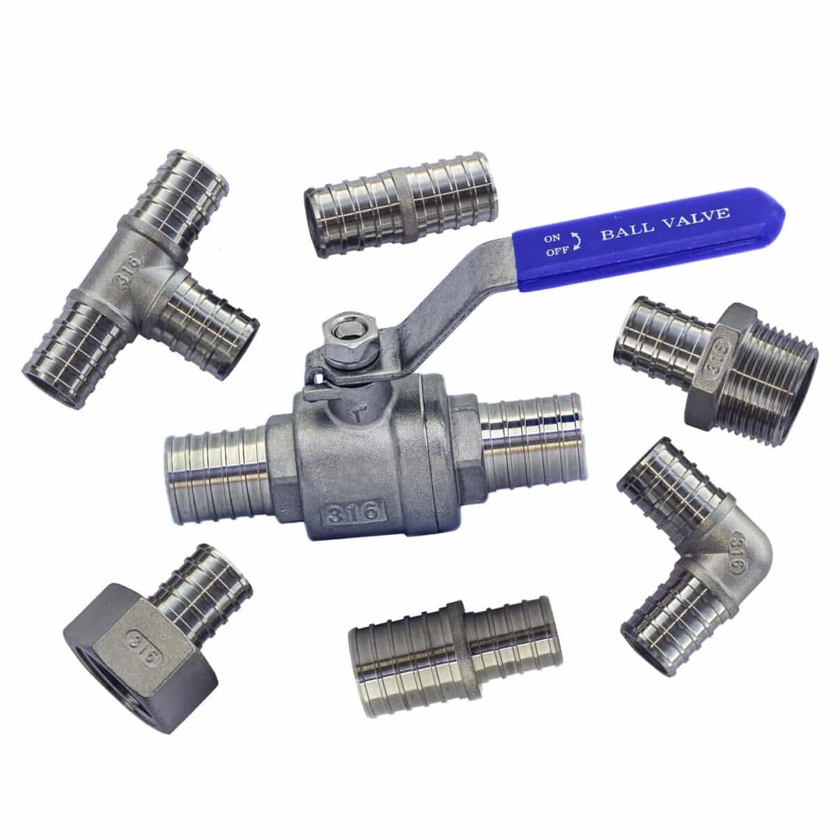 RAINES™ Stainless Steel PEX Fittings Raines Water Harvest