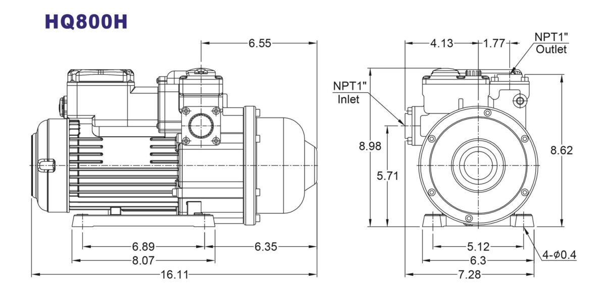 Walrus Pump HQ800H Raines Water Harvest